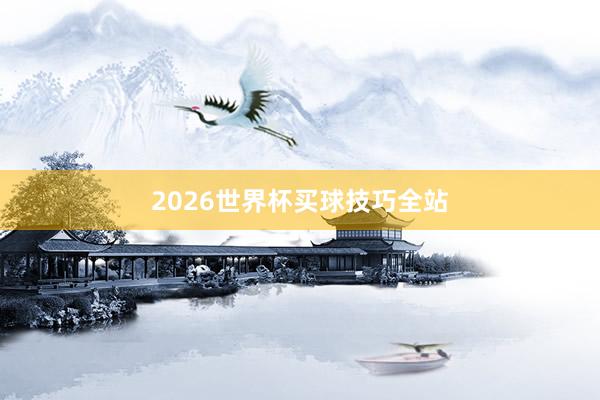 2026世界杯买球技巧全站
